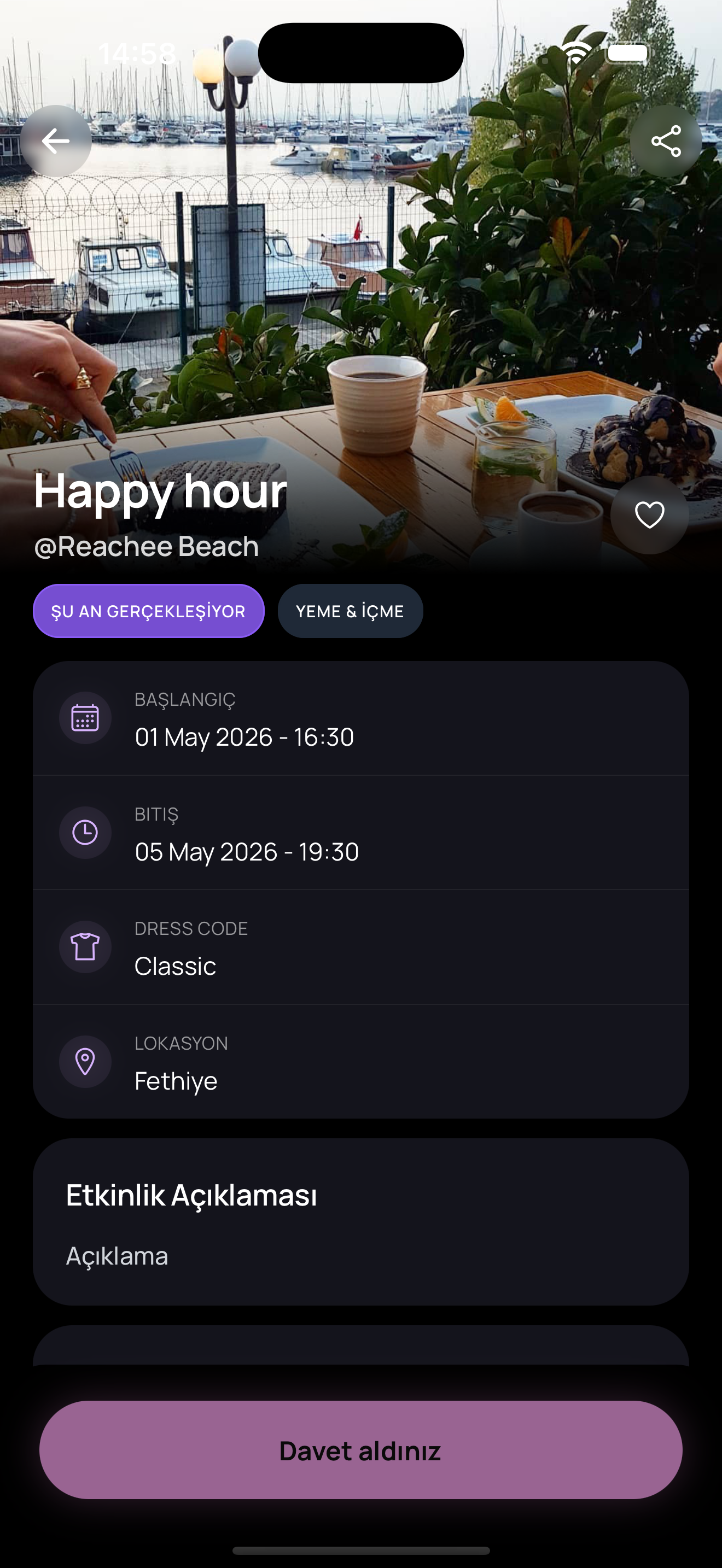 Reachee — Davet ve talepleri yönet