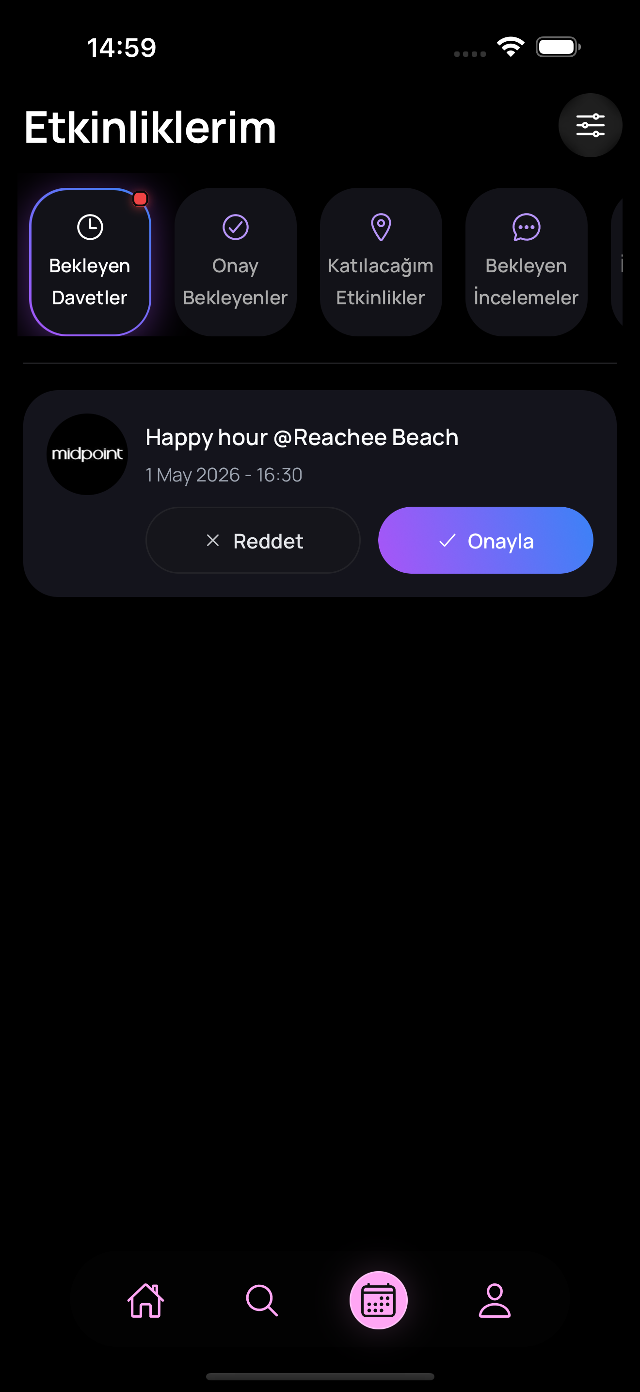 Reachee — Etkinlik katılımını takip et